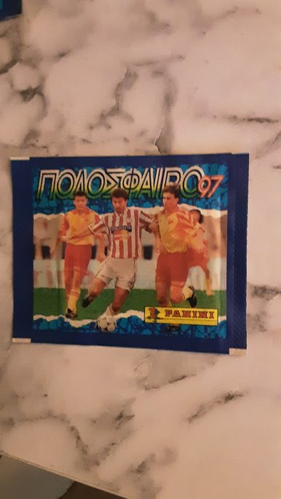 Panini - Podosfairo Campionato di calcio Grecia 97 - 1 Pack