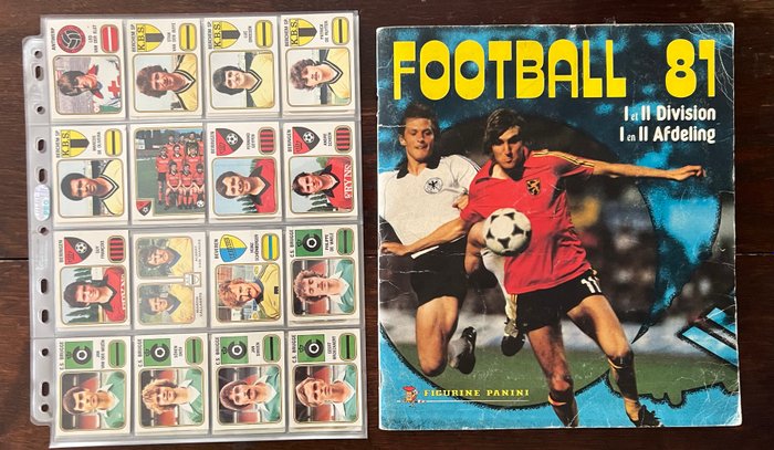 Panini - Football 81 Belgium - Complete album + 51 Loose stickers