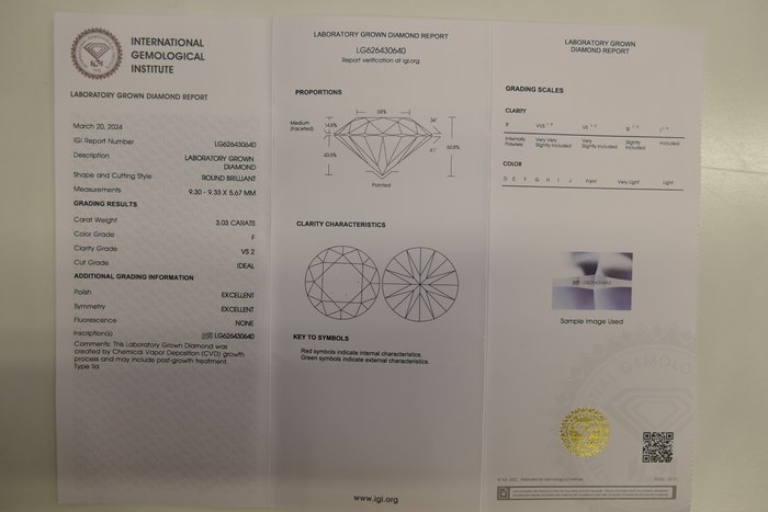 Ingen mindstepris - Øreringe - 18 kraat Gulguld -  6.12ct. tw. Diamant (Laboratoriedyrket)