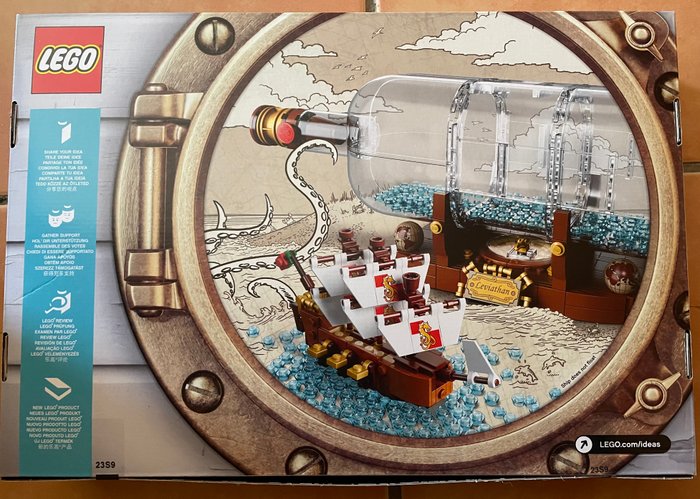 Lego - LEGO IDEAS 21313 Schiff in der Flasche - 2010-2020 - Tyskland