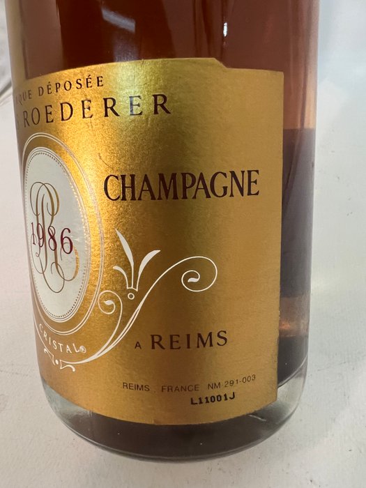 1986 Louis Roederer, Louis Roederer, Cristal - Reims Brut - 1 Flaske (0,75L)