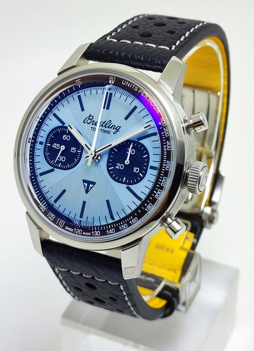 Breitling - Top Time B01 Triumph "Ice Blue" - AB01764A1C1X1 - Mænd - 2011-nu