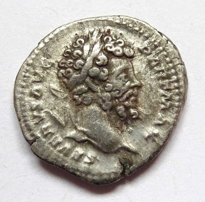 Romarriket. Septimius Severus (AD 193-211). Denarius Rome 200-201 AD  (Ingen mindstepris)