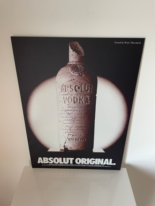 Sweden ABSOLUT Vodka - Reklameplakat - Aluminium