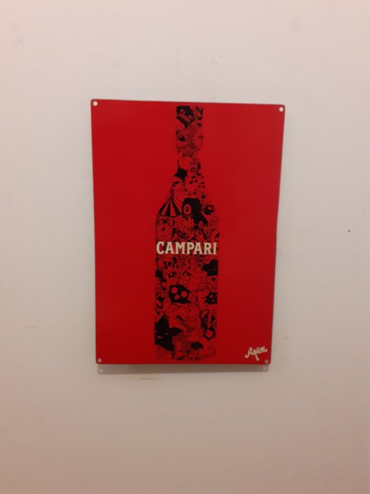 Davide Campari S.p.a Milano - Fortunato Depero - Reklameplakat - Jern