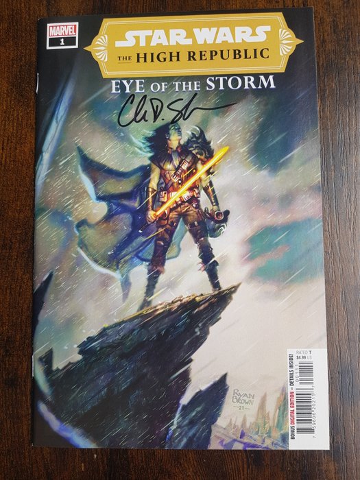 Star Wars: High Republic - Eye of the Storm #1 Key ISSUE - Signed by Creator Charles Soule - With COA - 1 Signed comic - 2022