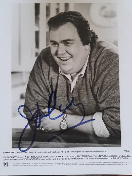 Uncle Buck - John Candy (+) - hand signed, with COA