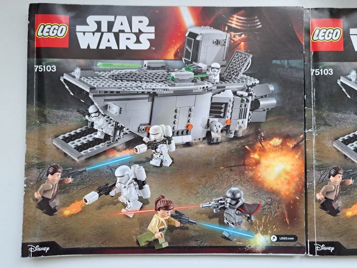 Lego - Star Wars - 75103 - 2x First Order Transporter - 2000-2010