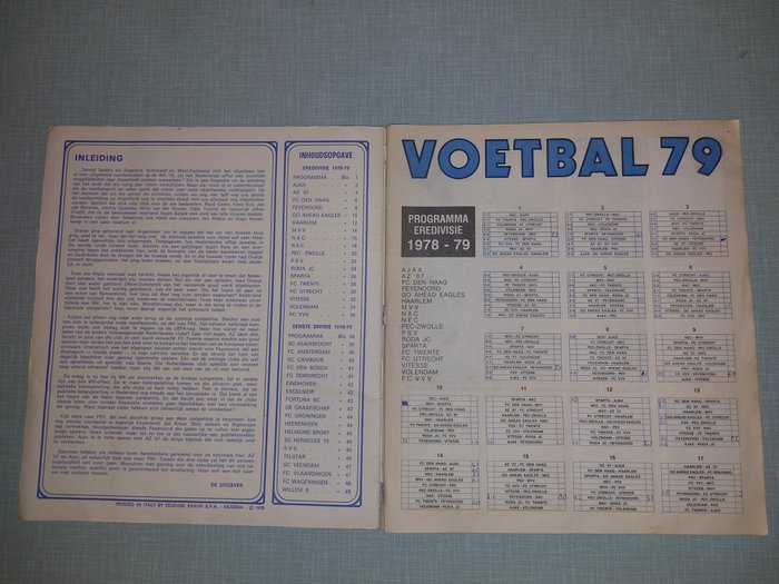 Panini - Voetbal 79 - Complete Album