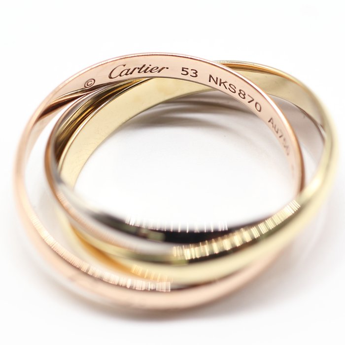 Cartier - Ring - Trinity - 18 kraat Gulguld, Hvidguld, Rosaguld