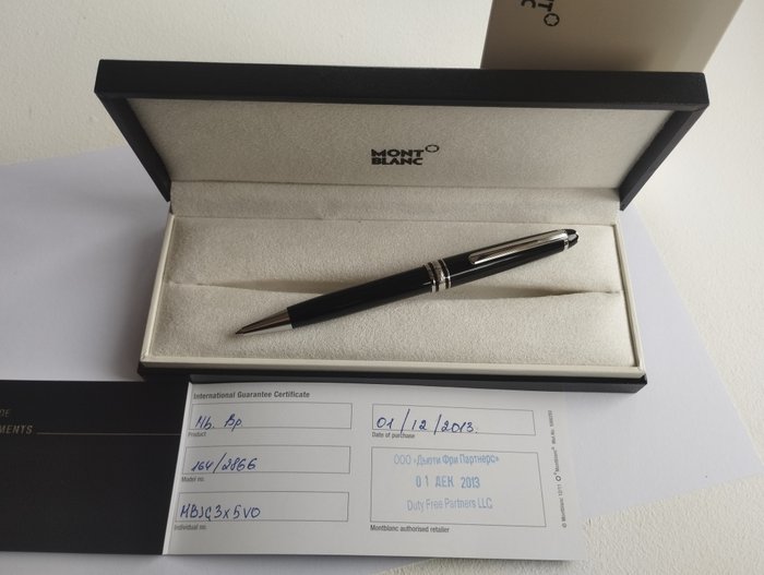 Montblanc - Meisterstuck Classique 164P Platinum Ballpoint Pen - Kuglepen