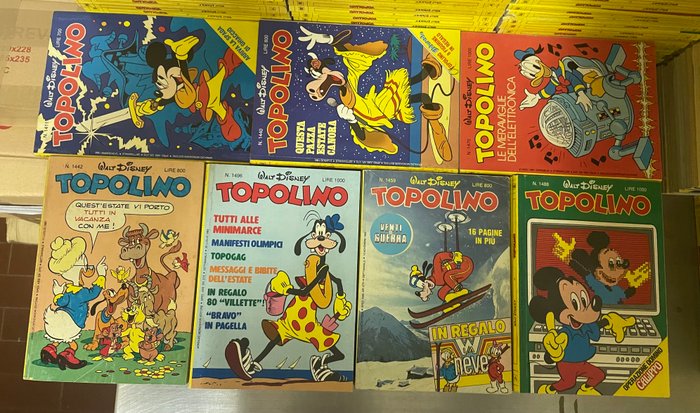 Topolino 1401/1499 - Sequenza semi completa - 97 Comic - Første udgave - 1983/1985