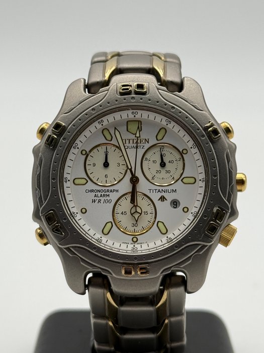 Citizen - promaster titanium alarm chronograph - Ingen mindstepris - 3510-353064 - Unisex - 1990-1999