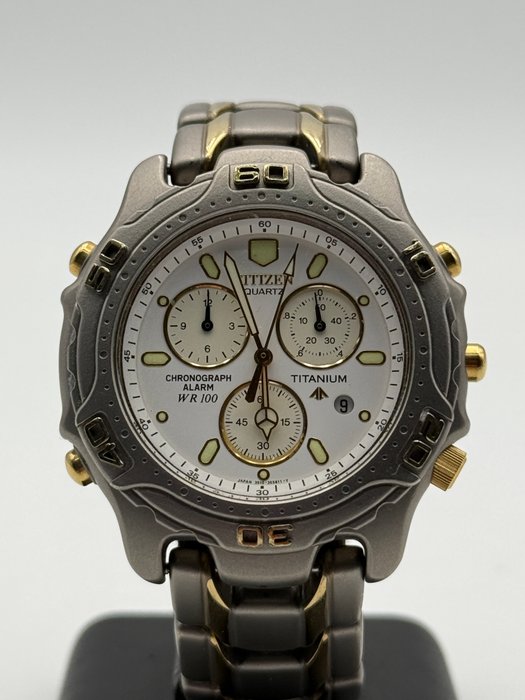 Citizen - promaster titanium alarm chronograph - Ingen mindstepris - 3510-353064 - Unisex - 1990-1999