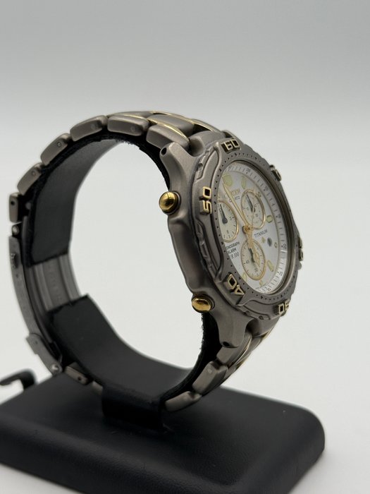 Citizen - promaster titanium alarm chronograph - Ingen mindstepris - 3510-353064 - Unisex - 1990-1999