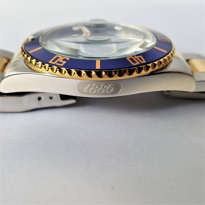 Mathey-Tissot - Swiss Diver - Deep Blue - 18K Gold - Ingen mindstepris - Mænd - Ny