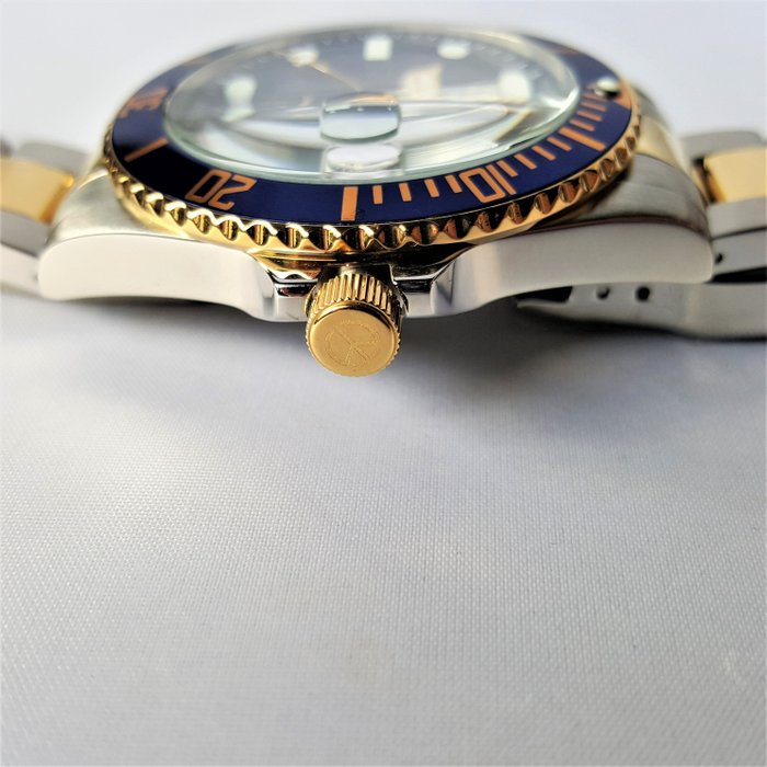 Mathey-Tissot - Swiss Diver - Deep Blue - 18K Gold - Ingen mindstepris - Mænd - Ny