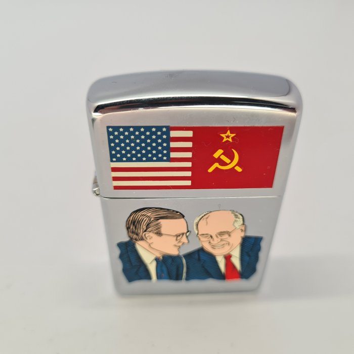 Zippo - Bush and Gorbachev - Lighter - Messing