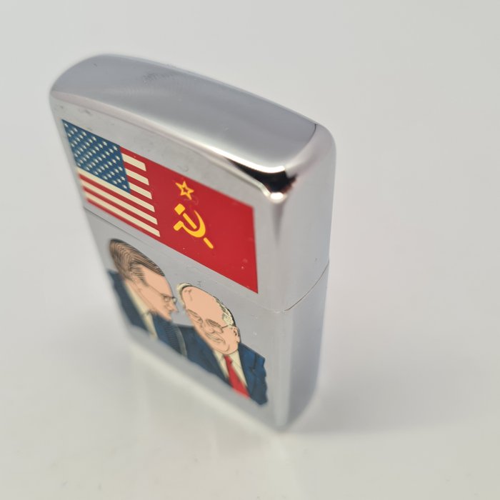 Zippo - Bush and Gorbachev - Lighter - Messing