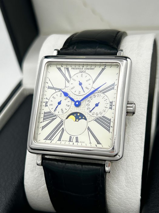 Frédérique Constant - Triple Date Moon Phase Carre - FC265X3C4/5/6 - Mænd - 2000-2010