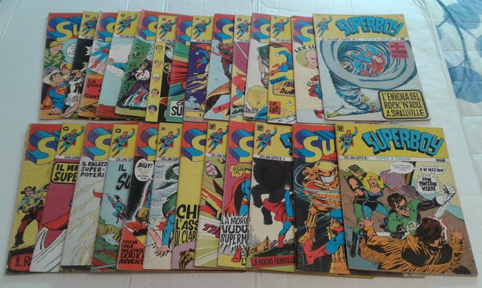 Superman e Superboy 1/26 completa - 3° serie williams - 1 Comic collection - Første udgave - 1973