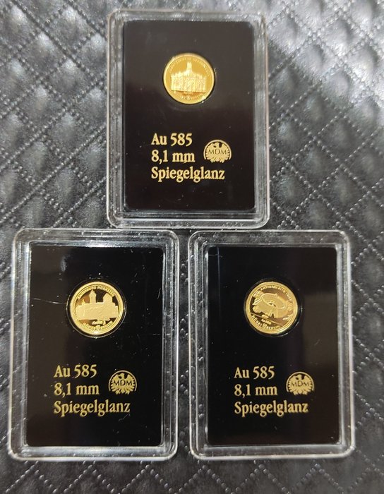 Tyskland Gold medal ND (3 medals)  (Ingen mindstepris)