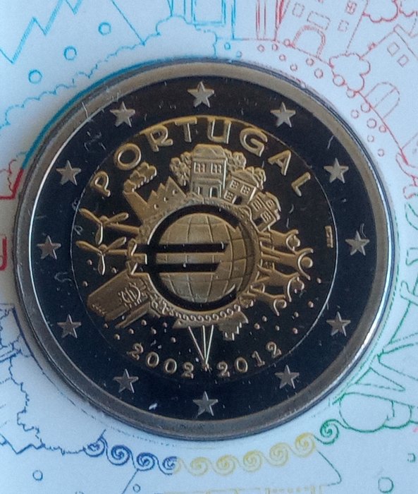 Portugal. Proof Set / 2 Euro 2012/2024 (5 items) Proof + BU