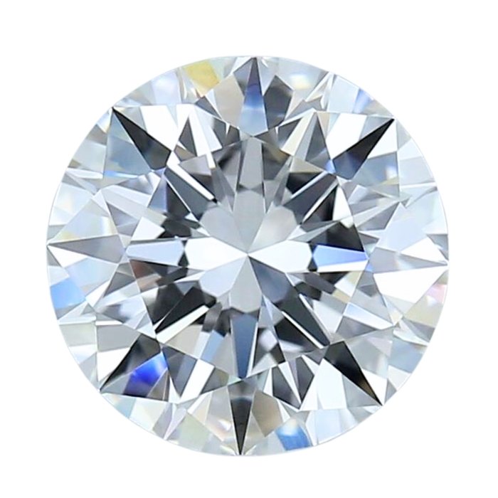 1 pcs Diamant  (Natur)  - 3.01 ct - Rund - F - VVS1 - Gemological Institute of America (GIA)