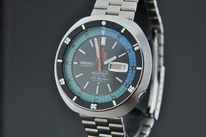 Seiko - Ufo Iranian Royal Army - Ingen mindstepris - 6349-5400A - Mænd - 1970-1979