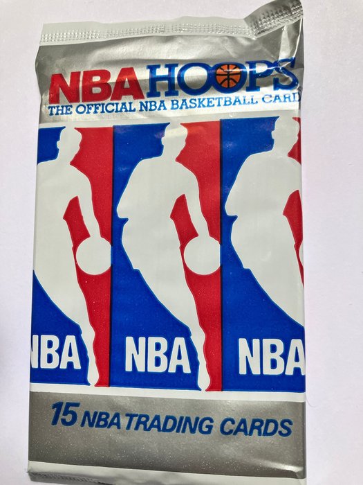 1990/91 Hoops NBA - 10 Pack - Glimrende (EX)