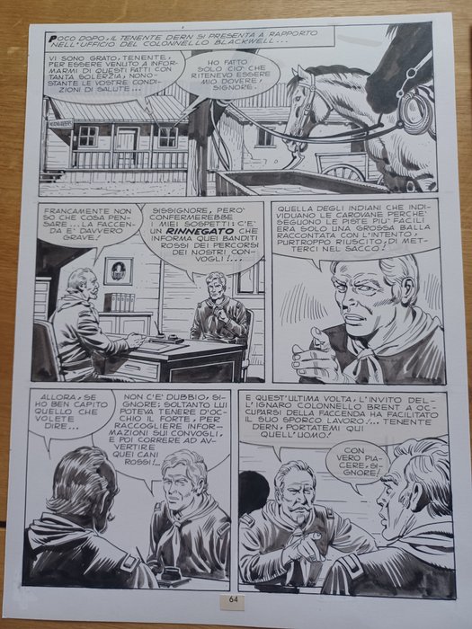 Bignotti, Franco - 4 Original page - Zagor - Carovane combattenti - 1985