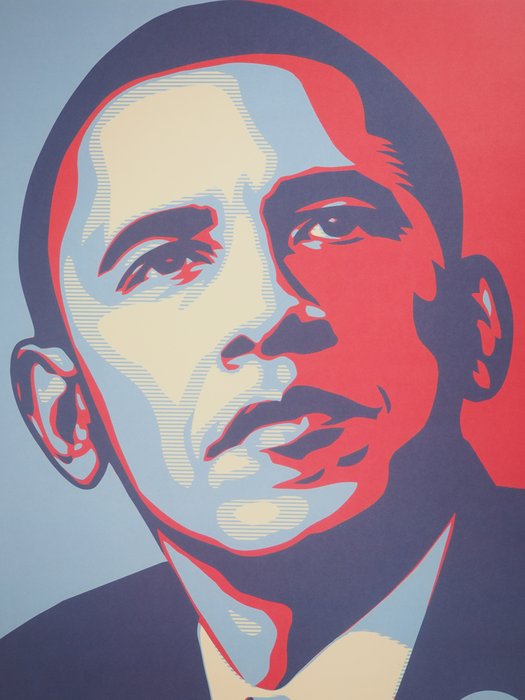 Shepard Fairey (OBEY) (1970) - Hope : Obama