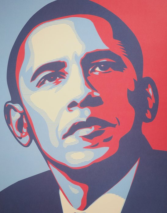 Shepard Fairey (OBEY) (1970) - Hope : Obama