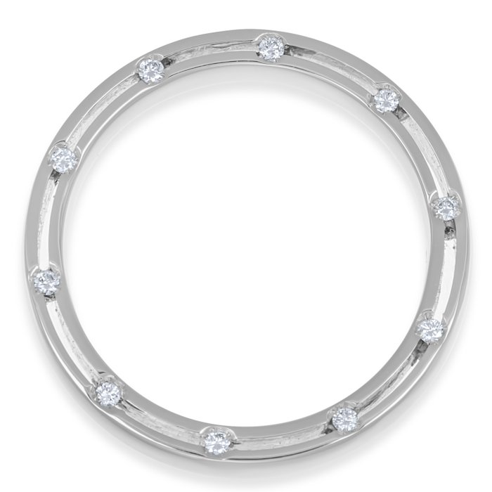 Damiani - Ring - 18 kraat Hvidguld -  0.30ct. tw. Diamant (Natur)