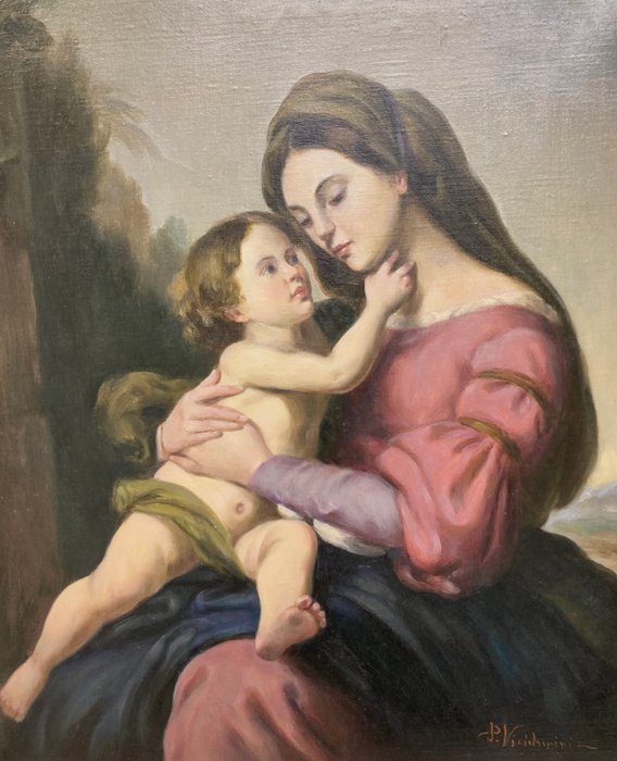 Pietro Vicidomini (1960), da Francesco Podesti - Madonna con Bambino