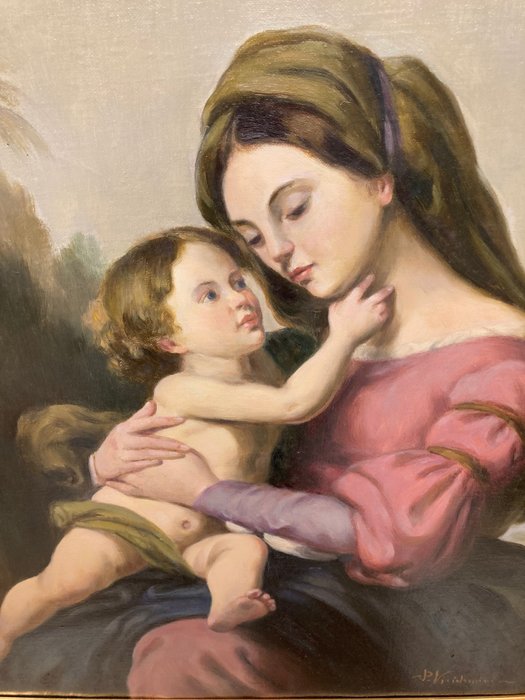 Pietro Vicidomini (1960), da Francesco Podesti - Madonna con Bambino