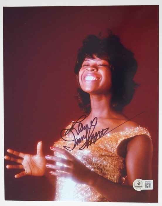 Irma Thomas "Soul Queen of New Orleans" - Autograf, foto med Beckett COA