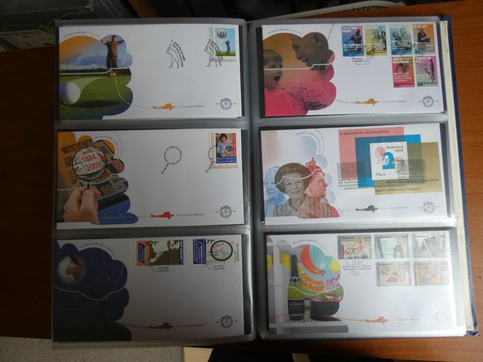 Holland 2003/2010 - Samling af FDC'er i Importa-album - NVPH E476/E621