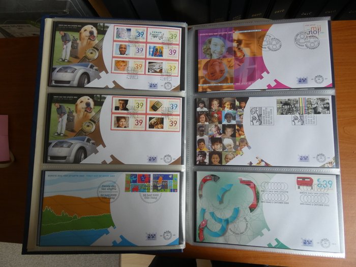 Holland 2003/2010 - Samling af FDC'er i Importa-album - NVPH E476/E621