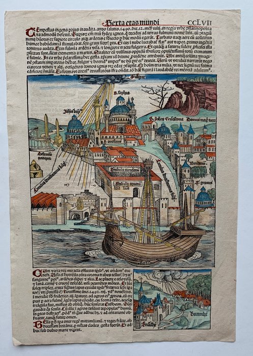 Tyrkiet - Istanbul; Hartmann Schedel - Fulgur - 1481-1500