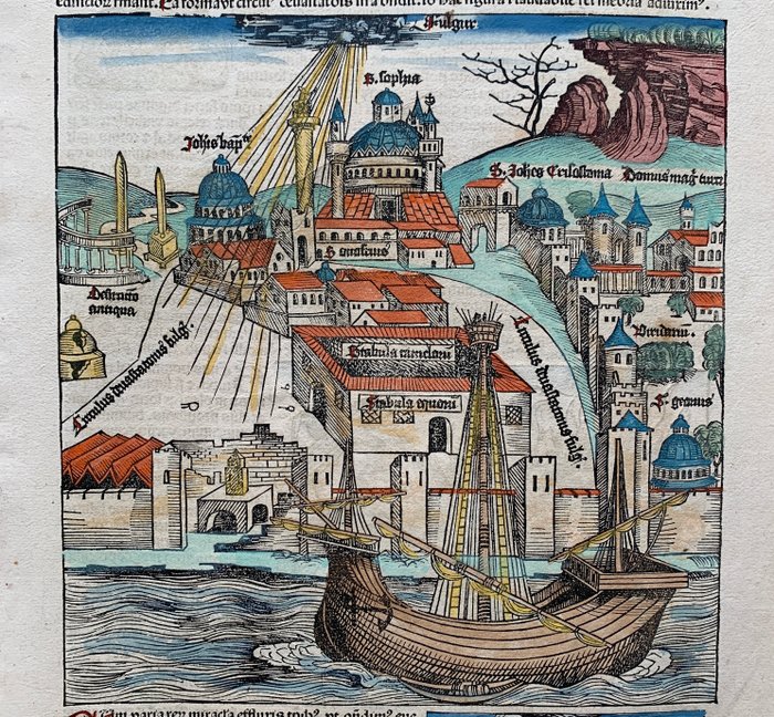 Tyrkiet - Istanbul; Hartmann Schedel - Fulgur - 1481-1500