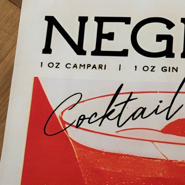 Count Camillo Negroni - Negroni Ingredient Poster