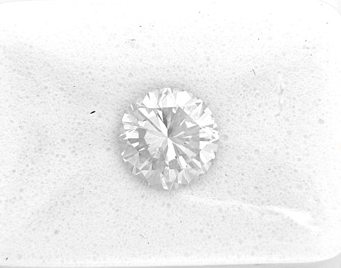 1 pcs Diamant  (Natur)  - 1.00 ct - Rund - F - SI3 - Gemewizard Gemological Laboratory (GWLab)