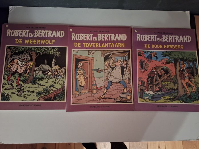 Robert en Bertrand - Diverse nummers - zie beschrijving - 47 Album - Første udgave - 1973/1984