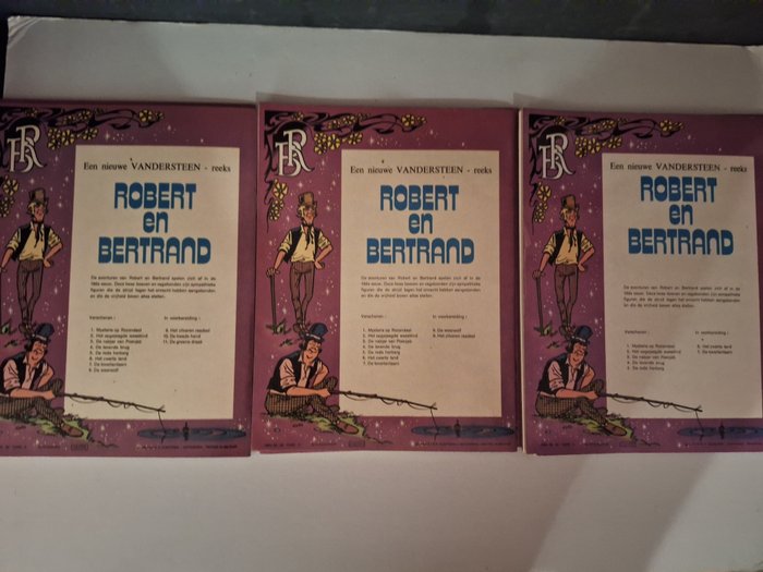 Robert en Bertrand - Diverse nummers - zie beschrijving - 47 Album - Første udgave - 1973/1984