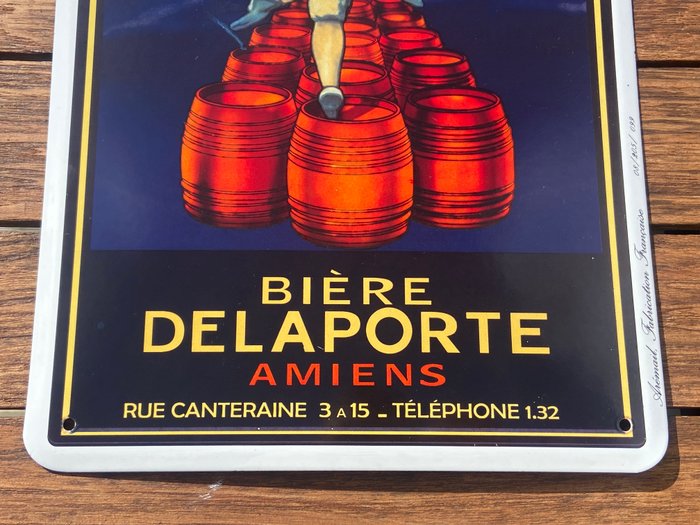 Bière Delaporte / Arémail - Plakette - Emalje