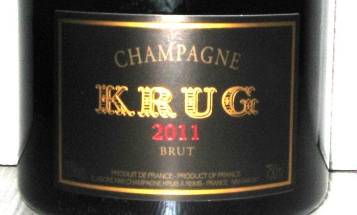 2011 Krug, Vintage - Champagne - 1 Flaske (0,75L)