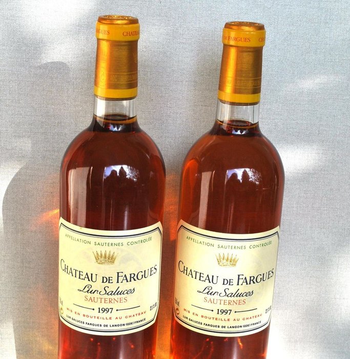 1997 Château de Fargues - Sauternes - 2 Flasker (0,75 L)