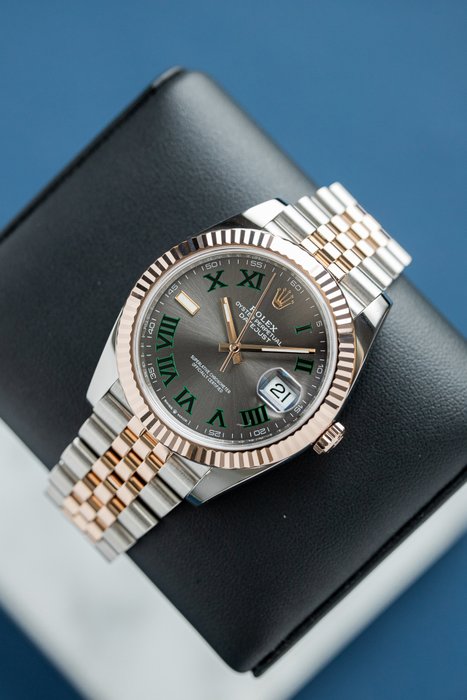 Rolex - Datejust 41 - 126331 - 'Wimbledon dial' - Everose Gold - Mænd - 02/2021 - NYHED