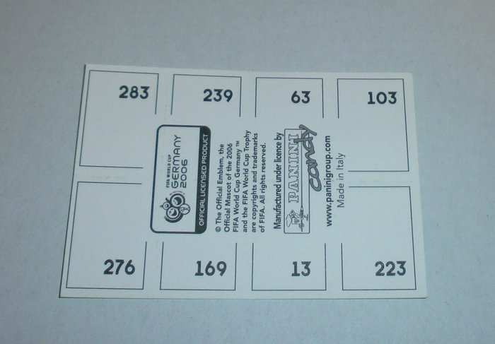 Panini - World Cup Germany 2006 - Rookies Messi/Ronaldo + Beckham/Zlatan/Zidane etc. - 4 mini sheets - 18 Loose stickers